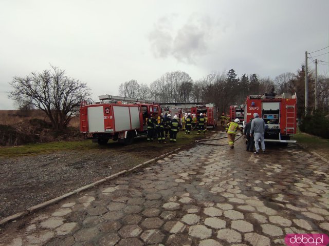  Pożar opon w Ziębicach