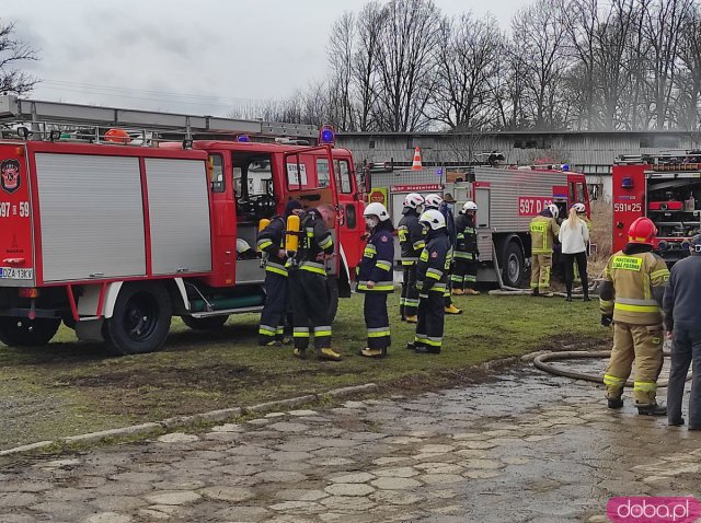  Pożar opon w Ziębicach