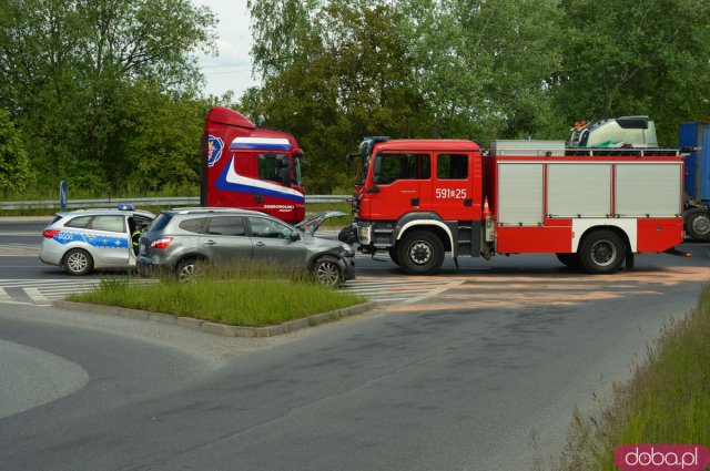 Wypadek na skrzyżowanie ósemki i Legnickiej