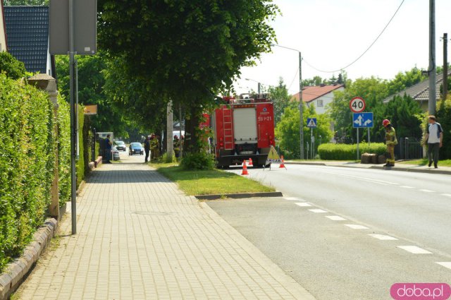 Zderzenie trzech aut na Ziębickiej