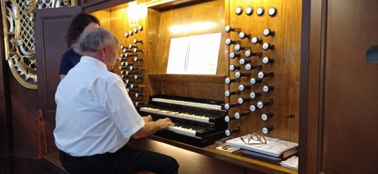 Bernhard Gfrerer był gościem drugiego koncertu Bardzkiego Lata Organowego