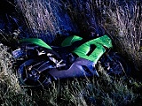 Śmiertelny wypadek motocyklisty na DW385