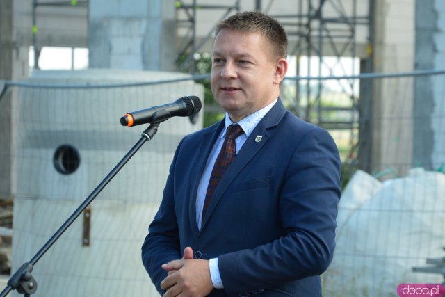 Podpisanie i wmurowanie Aktu Erekcyjnego Inkubatora Przedsiębiorczości w Budzowie