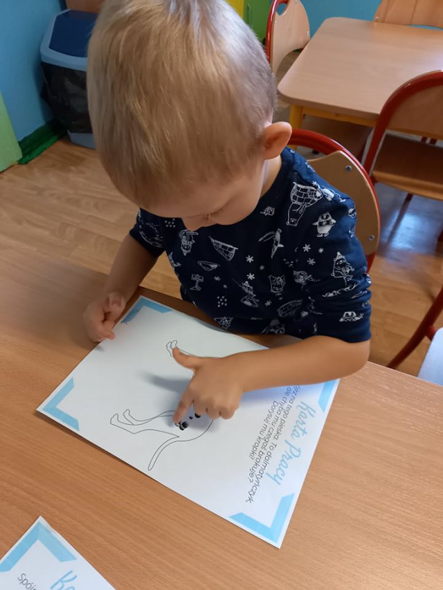 Dzień Kropki w przedszkolu w Kamieńcu Ząbkowickim