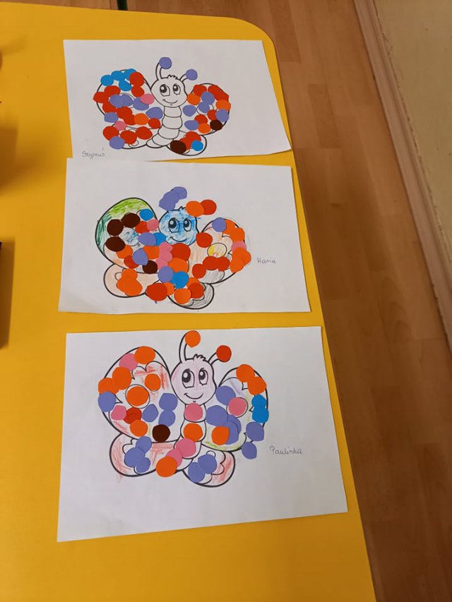 Dzień Kropki w przedszkolu w Kamieńcu Ząbkowickim