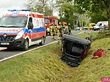 Wypadek na trasie Ząbkowice Śląskie - Stoszowice. Jedna osoba poszkodowana