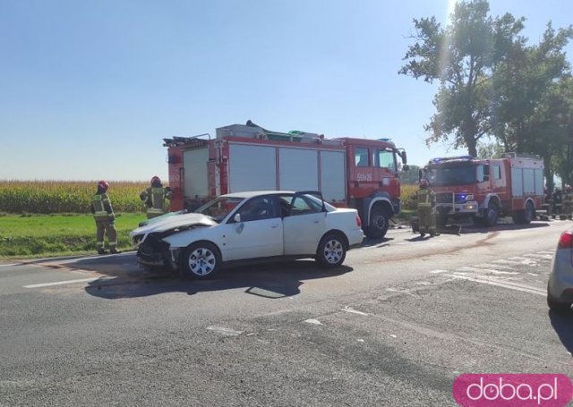 Wypadek na skrzyżowaniu dk8 i zjazdu na Tarnów