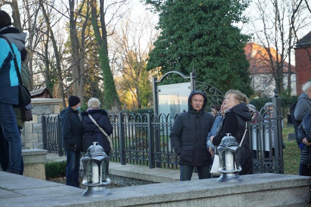 Uroczyste otwarcie odnowionego mauzoleum w Złotym Stoku