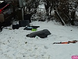 Zderzenie ciężarówki i osobówki na ósemce przed Szklarami