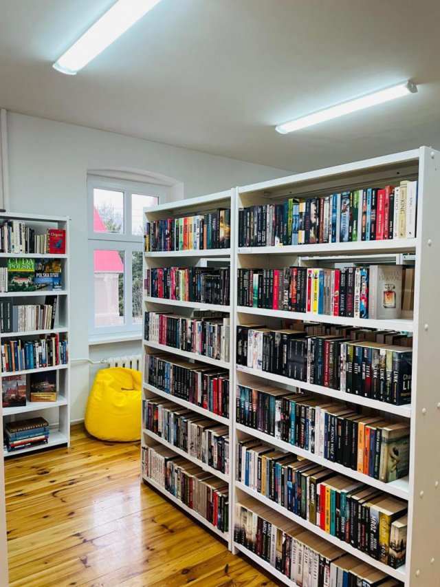 Biblioteka w Lubnowie jak nowa