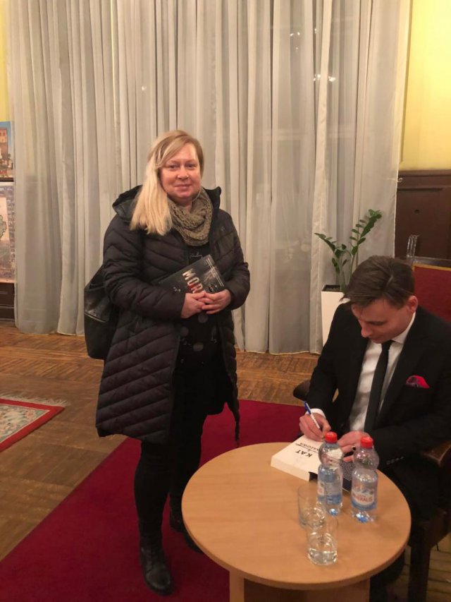 [FOTO] Max Czornyj gościł w Bibliotece Publicznej Miasta i Gminy w Ząbkowicach Śl.