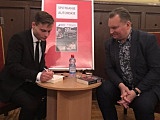 [FOTO] Max Czornyj gościł w Bibliotece Publicznej Miasta i Gminy w Ząbkowicach Śl.