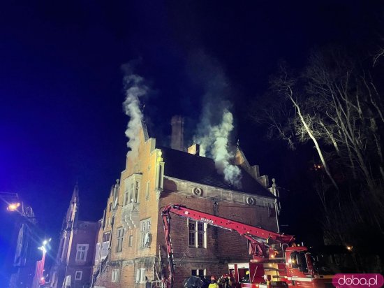 Pożar Domu Rządcy w Kamieńcu Ząbkowickim