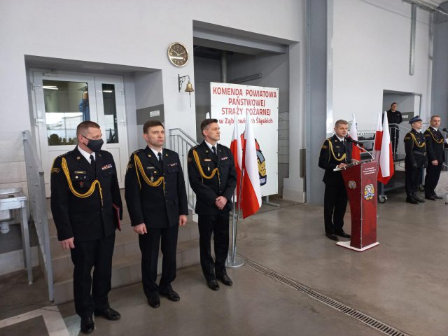 [FOTO] Komendant PSP w Ząbkowicach Śląskich odszedł na emeryturę