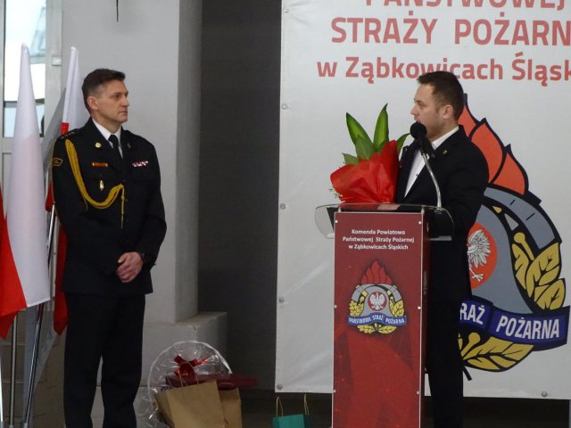 [FOTO] Komendant PSP w Ząbkowicach Śląskich odszedł na emeryturę