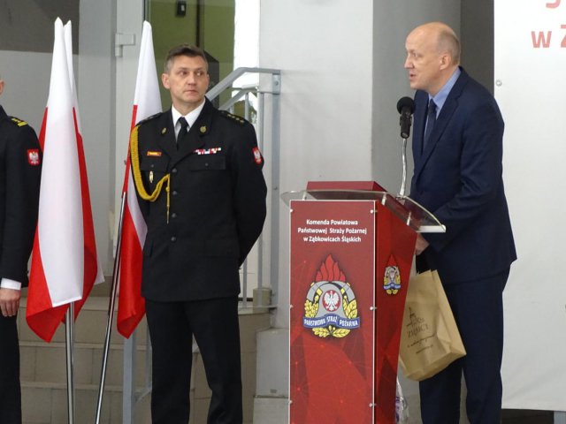 [FOTO] Komendant PSP w Ząbkowicach Śląskich odszedł na emeryturę