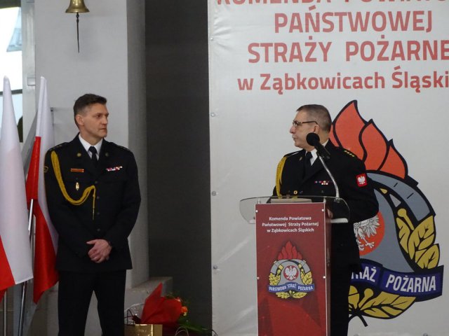 [FOTO] Komendant PSP w Ząbkowicach Śląskich odszedł na emeryturę