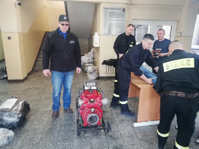 Zbiórka sprzętu dla strażaków z Ukrainy