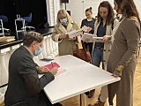 Spotkanie z Michałem Rusinkiem w Ziębicach