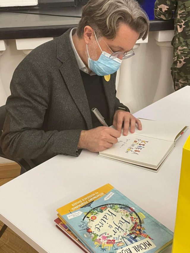 Spotkanie z Michałem Rusinkiem w Ziębicach