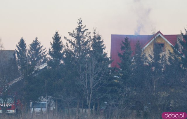 Pożar domu w Kozińcu