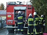 Pożar domu w Kozińcu