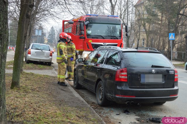 Zderzenie skody i toyoty na Wrocławskiej