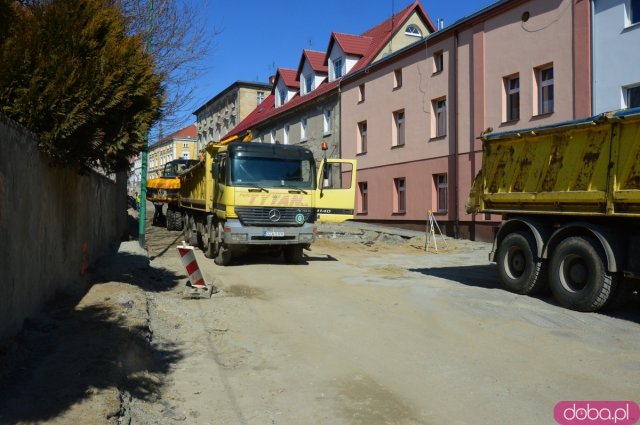 Trwają prace na Kłodzkiej i Kamienieckiej