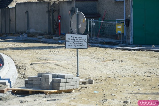 Trwają prace na Kłodzkiej i Kamienieckiej