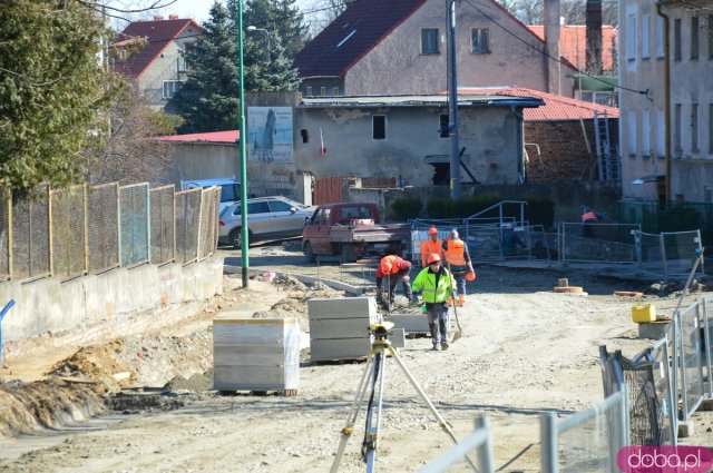 Trwają prace na Kłodzkiej i Kamienieckiej