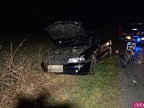 Wypadek motocykla i dwóch osobówek między Stolcem a Kamieńcem