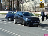 Zderzenie dwóch osobówek koło Aldi