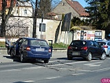 Zderzenie dwóch osobówek koło Aldi