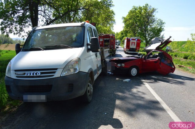 Wypadek DW 385 Ząbkowice Śl. - Ziębice