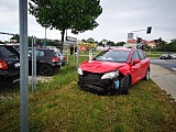 [FOTO] Wypadek na K-8 w Ząbkowicach Śląskich