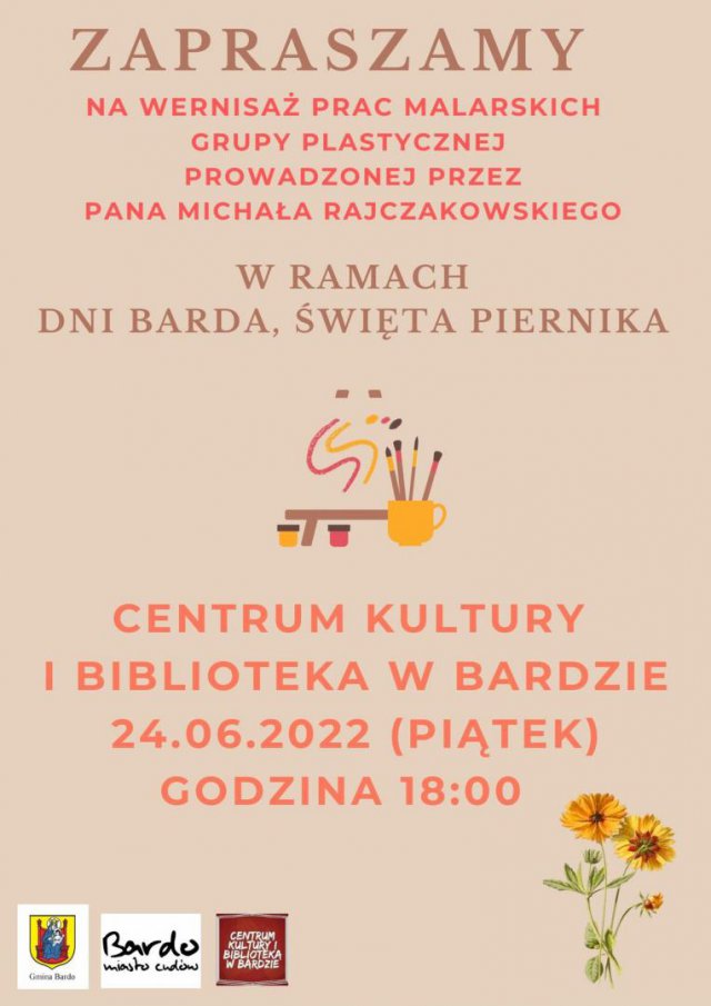 Wernisaż prac grupy plastycznej z Barda