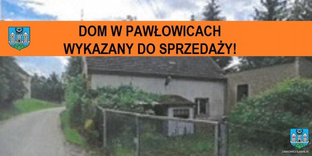 Dom w Pawłowicach wykazany do sprzedaży