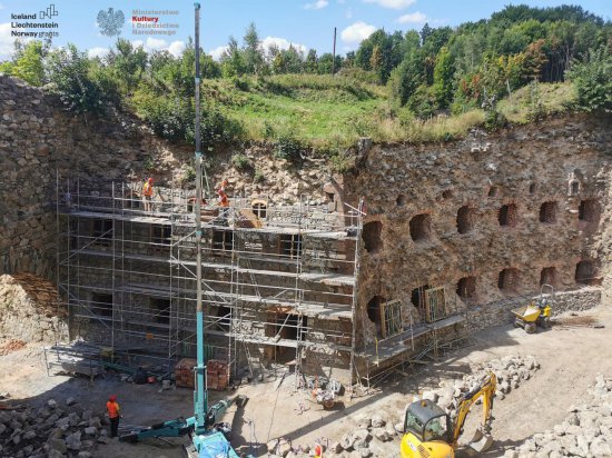 Trwa największy remont w historii Twierdzy Srebrna Góra