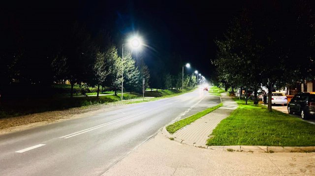 Nowe oświetlenie ulicy Ziębickiej 