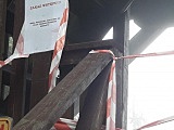 Wieża widokowa na Jaworniku zamknięta