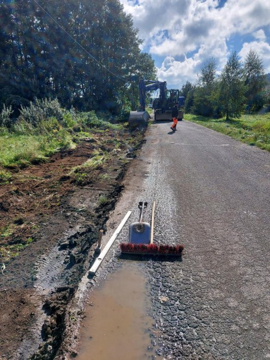 Remontują drogi w gminie Stoszowice