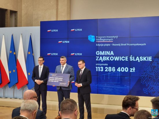Gmina Ząbkowice Śląskie pozyskała ponad 113 mln złotych na rozwój gospodarczy i nowe miejsca pracy