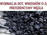 wnioski o zakup preferencyjny węgla dostępne od poniedziałku 14.11.2022 r.