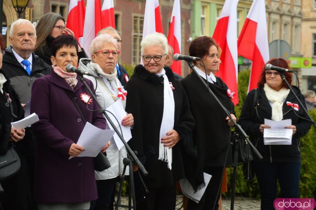 Uroczystości Święta Niepodległości pod Pomnikiem Poległym za Ojczyznę w Ząbkowicach Śląskich 