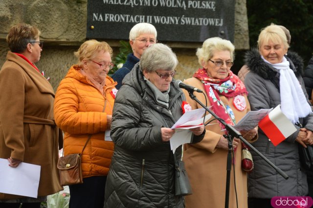 Uroczystości Święta Niepodległości pod Pomnikiem Poległym za Ojczyznę w Ząbkowicach Śląskich 