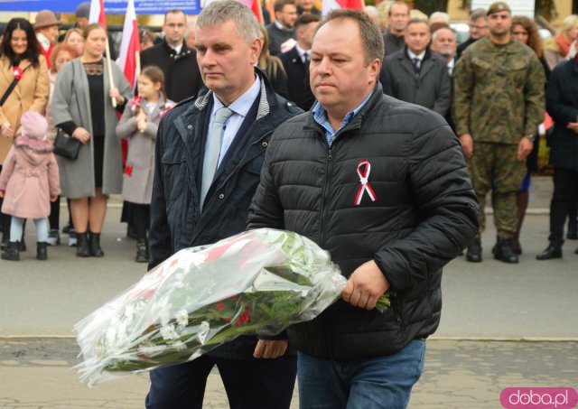 Uroczystości Święta Niepodległości pod Pomnikiem Poległym za Ojczyznę w Ząbkowicach Śląskich 