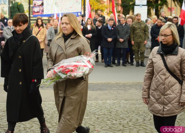 Uroczystości Święta Niepodległości pod Pomnikiem Poległym za Ojczyznę w Ząbkowicach Śląskich 