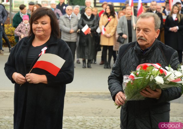 Uroczystości Święta Niepodległości pod Pomnikiem Poległym za Ojczyznę w Ząbkowicach Śląskich 