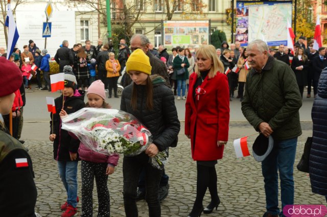 Uroczystości Święta Niepodległości pod Pomnikiem Poległym za Ojczyznę w Ząbkowicach Śląskich 