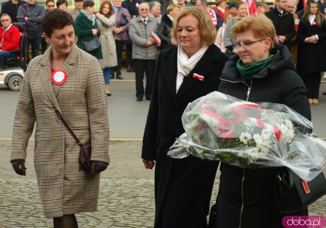 Uroczystości Święta Niepodległości pod Pomnikiem Poległym za Ojczyznę w Ząbkowicach Śląskich 